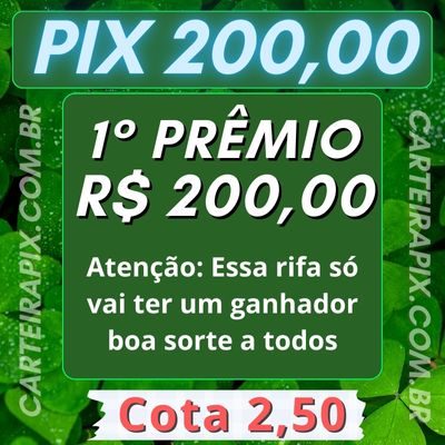 PIX R$200,00 EDIÇÃO 1.348